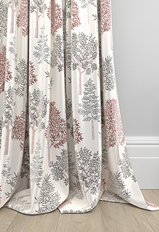 Coppice Faux Silk, Ginger - Made to Measure Curtain